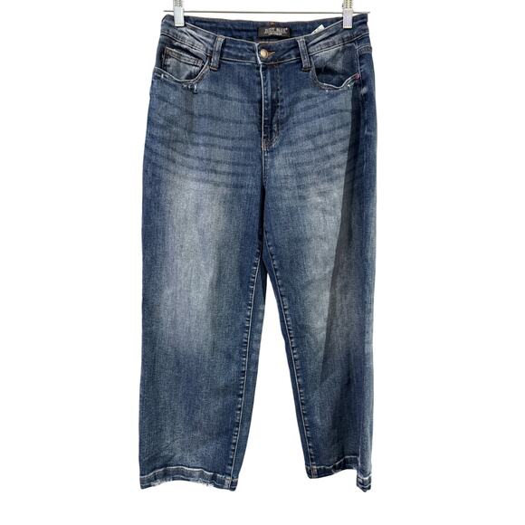 Judy Blue Straight Leg Denim Jeans Size 11 / 30 - Picture 1 of 4